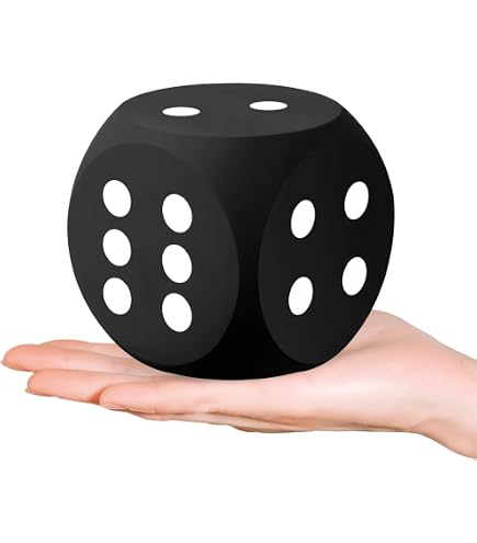 Amazon.com: Shappy 6 Inches Foam Dice Fun Filled Large Educational