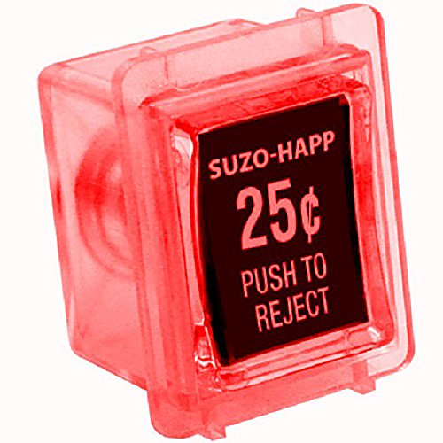 Suzo Happ Happ Coin Door Reject Button Assembly Red - Arcade Machines