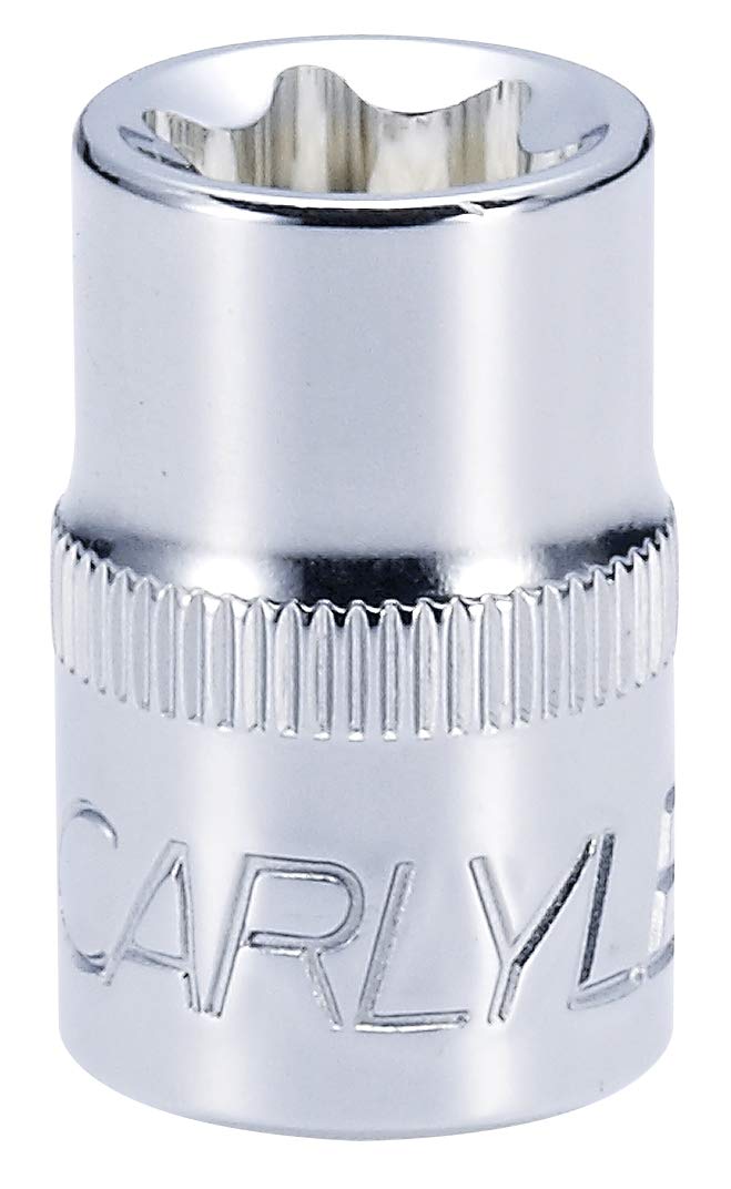Carlyle Hand Tools Socket - External Star Standard - 3/8" Dr - E14