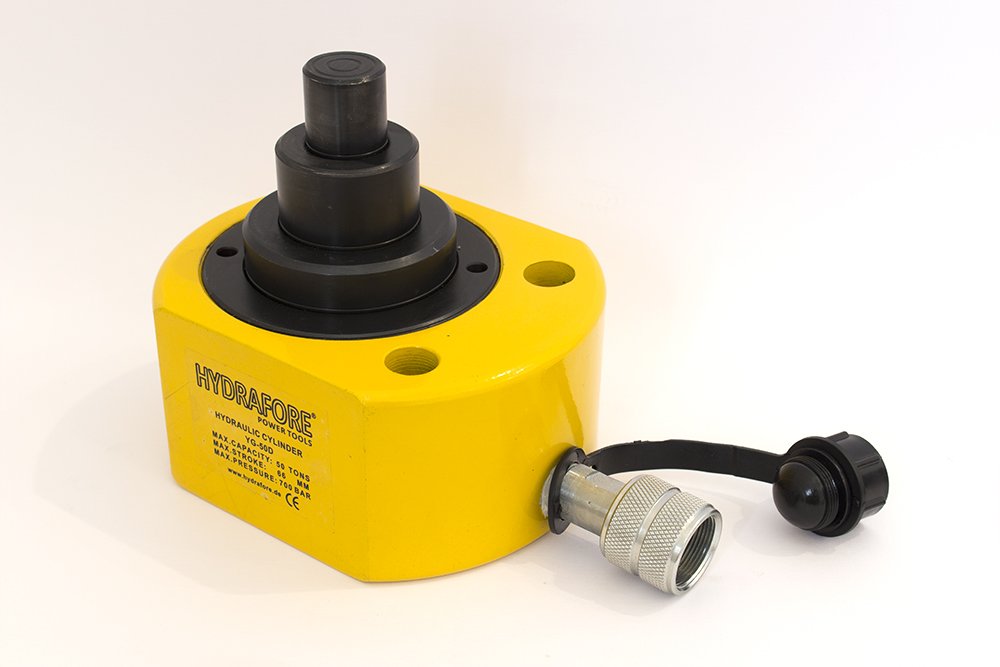 Hydrafore Multi Stage Hydraulic Cylinder (50 Ton, 64 mm) YG50D Amazon