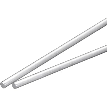 thumbnail image 2 of Holen Aluminum 6-Pack 3/8" X 12" Aluminum Round Rods - 6061-T6, Solid, USA Made 2 of 3