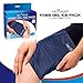 Knee Gel Ice Pack for Cold & Hot Therapy - Professionally Double Sealed for Leakage Prevention - Contours your Knee Effectively as Pliable when Cold - Stays Cold for Longer