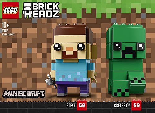 LEGO BrickHeadz Steve & Creeper (41612), Minecraft Figuren – Bild 5