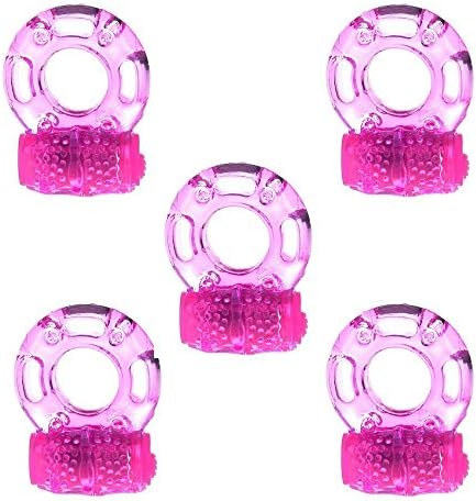 5PCS Novel Creative Male Toy Delay Ring Silicone Massage Ring
