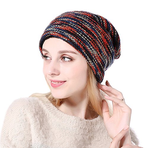 VBIGER Beanie Hat Knit Hat Winter Skull Wool Hat Windproof For Men & Women (Multicolor)