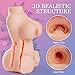 Fondlove Lifelike Sex Doll Male Masturbator Toy with Vagina and Anus, Realistic Male Sex Toy for Men Maturbation, 3D Love Doll with Pussy Ass Butt and Torso