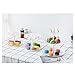 Cake Stand Tower 3-Tier Fruit Racks Plastic Cupcake Dessert Stand-tea Party Serving Platter and 5pcs Fruits Forks For Weddings, Tea Party, Holiday Dinners, or Birthday Parties