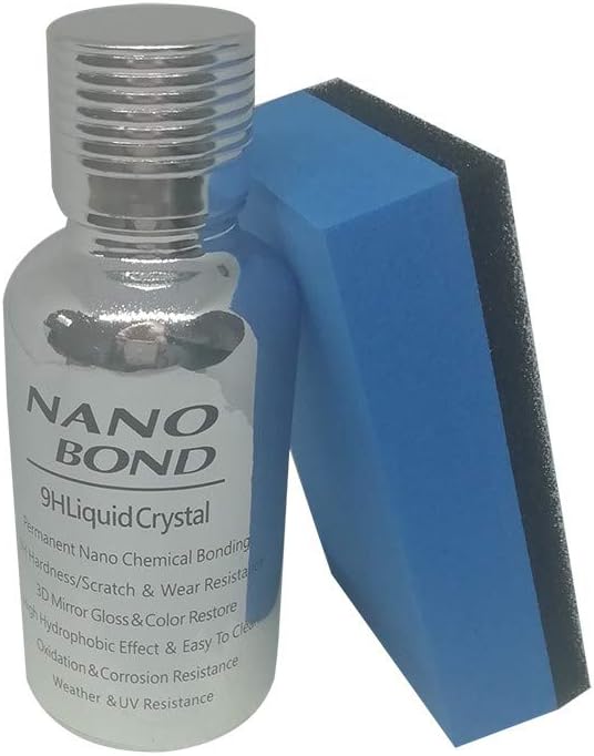 9H Diamond Hardness Nano ceramic automotive coating car kit, Glumes Anti-Scratch Super Hydrophobic Car Liquid Ceramic Coating Paint Sealant Protection - 30ml