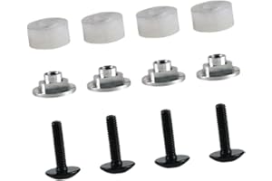 4X M4 Ice Hockey Visor Hardware Kit Replacement Screws Nuts Washers for Hockey Helmet Visor Maintenance Repair Upgrade