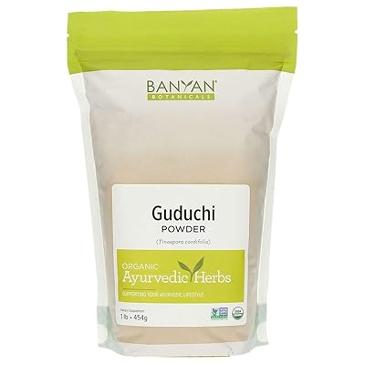 Banyan Botanicals Guduchi Stem Powder - USDA Organic, 1 Pound - Rejuvenating Herb for Digestion, Complexion, and Vitality