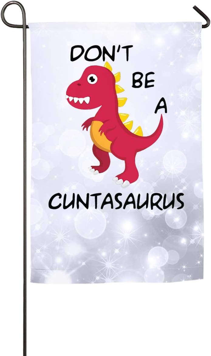 FOOOKL Don't Be A Cuntasaurus Home Family Party Flag Hipster Welcomes The Banner Garden Flags