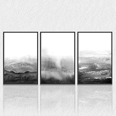 signwin 3 Piece Framed Canvas Wall Art Fog...