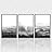 signwin 3 Piece Framed Canvas Wall Art Fog Canvas Prints Home Artwork Decoration for Living Room,Bedroom - 16"x24"x3 Panels