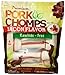 Pork Chomps Baked Pork Skin Dog Chews, 11-inch Knots, Bacon Flavor Strip, 4 Count