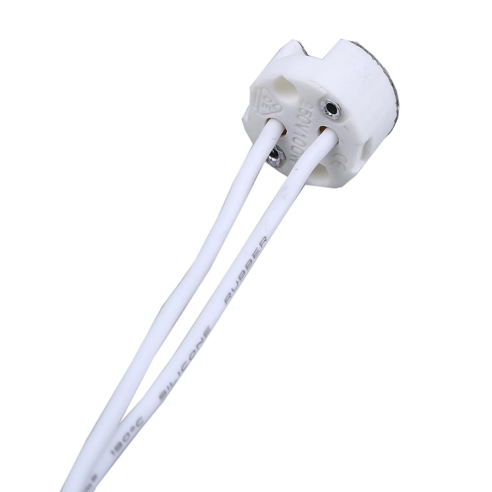 20 Douilles Céramique G4 - Support Ampoule LED/Halogène - Ieron