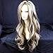 Fabulous Long Wavy BROWN mix Blonde Ladies Wig
