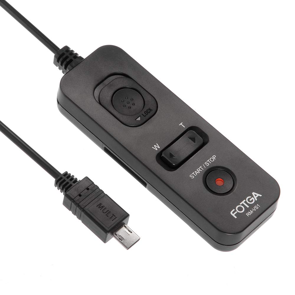Fotga Shutter Release Remote Control with Multi Terminal Cable for Sony A7IV A7RV RX100 IV V A7II A7SII A7III A7RIII A7SIII A9 A6500 A6300 A6000 A5100 A5000 A5300,Replacement for RMVPR1