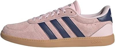 adidas Damen Breaknet Sleek Shoes, Clear pink/Dark Blue/Gum 3, 39 1/3 EU