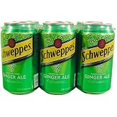 Schweppes Ginger Ale, 12 fl oz, 6 pack