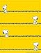 Eureka Yellow Snoopy Sticker Name Tags and Labels, 56pc
