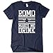 Romo Makes Me Drink Womens T-Shirt Tee Dallas Football New Cowboys Season Funny
