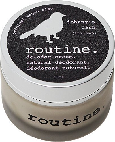 Routine De-Odor-Cream Handcrafted 50ml Clay Formula(Johnny's Cash-Vegan)