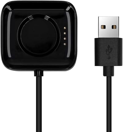 kwmobile USB Charger Cable for Oppo Watch 1 46mm Smartwatch Charging Cord Black