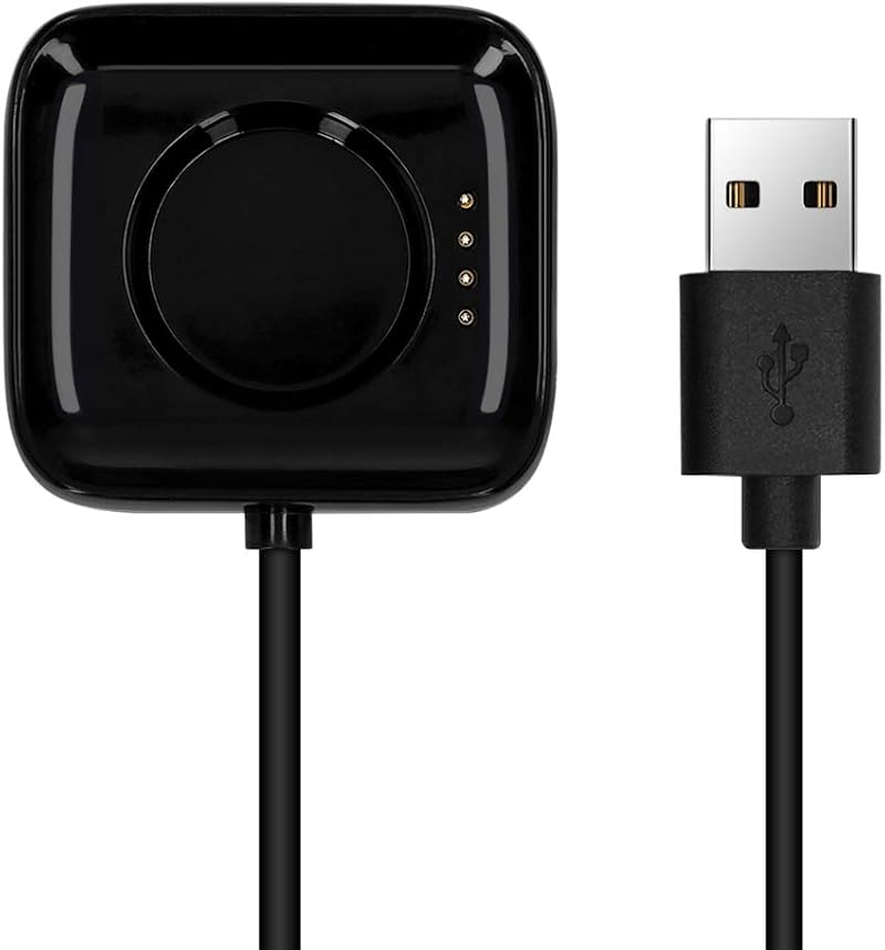 kwmobile USB Charger Cable for Oppo Watch 1 46mm Smartwatch Charging Cord Black