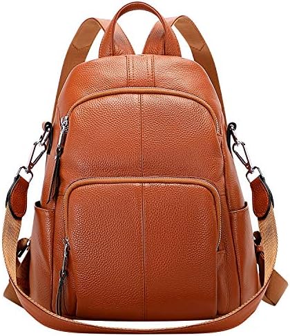 anti theft backpack leather