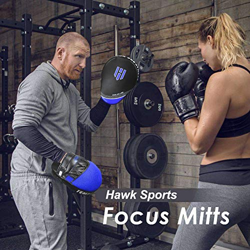 image for Hawk Sports Punching Mitts Kickboxing Muay Thai MMA Boxing Mitts Train