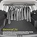 VaygWay Expandable Car Clothes Hanger Bar- Heavy Duty Hanger Metal Storage Suit Rod-Car Hanging Closet Organizer Rack Expandable to 62