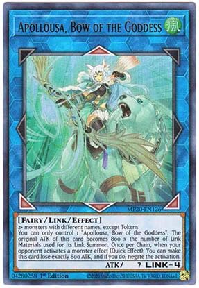 Amazon 遊戯王 英語版 Mp En126 Apollousa Bow Of The Goddess 召命の神弓 アポロウーサ ウルトラレア 1st Edition トレカ 通販