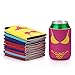 Avery Barn 10pc Mixed Design Fun Outfit Theme Neoprene Zipper Sleeve Insulated Beer Can Covers - Set 2: Summer Lovin