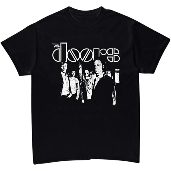 Camiseta The Doors Solitary Jim Morrison Para Hombre - Blanca, 100% Algodón, Corte Clásico