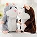 GoTwiddle Light Brown Talking Hamster - Plush Toy Mimics What You Say - Perfect for Kids Ages 4 and Up – 3x AAA Batteries Required (Not Included)