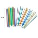 Boao 200 Pieces Pick up Sticks Game Toys with 2 Storage Boxes for Kids Family Fun, 3 Colors