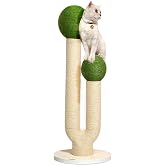 SHENGOCASE Aesthetic Modern 45.3" Tall and Large Themed Cactus Cat Tree Tower Cat Climbing Scratching Post Sisal, Ball Scratcher