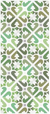 MAMUT Big Design Non-slip and flame retardant KITCHEN RUG. Mimosa Garden 60x140cm or 23,6x55,1 inch. This plastic mat is easily cleaned with a mop. Made in Barcelona.