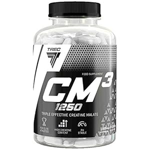 CM3 180 Capsules | Tri-Creatine Malate | Lean Muscle Mass Growth | Anabolic Pills | Sport Supplement | Recovery | Regeneration