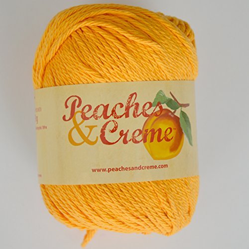 Peaches & Creme (Cream) Cotton Yarn Gold 2.5 oz. Color 11605