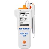 NANBEI Portable Lab Conductivity Meter,Containing Conductivity,TDS, | Salinity,Temp,Resistivity Measurement Modes,500 Sets of Data Storage,Support for USB or RS-232 communication.