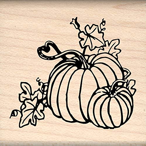 Stamps by Impression ST 0675 Pumpkins Autumn, Fall, Halloween Rubber Stamp