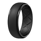 Egnaro Silicone Rings For Men, Rubber Wedding Bands