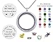 Gifts for Nieces Aunt, Women Girl's Floating Living Memory Locket Necklace Pendant with Charm Birthstone