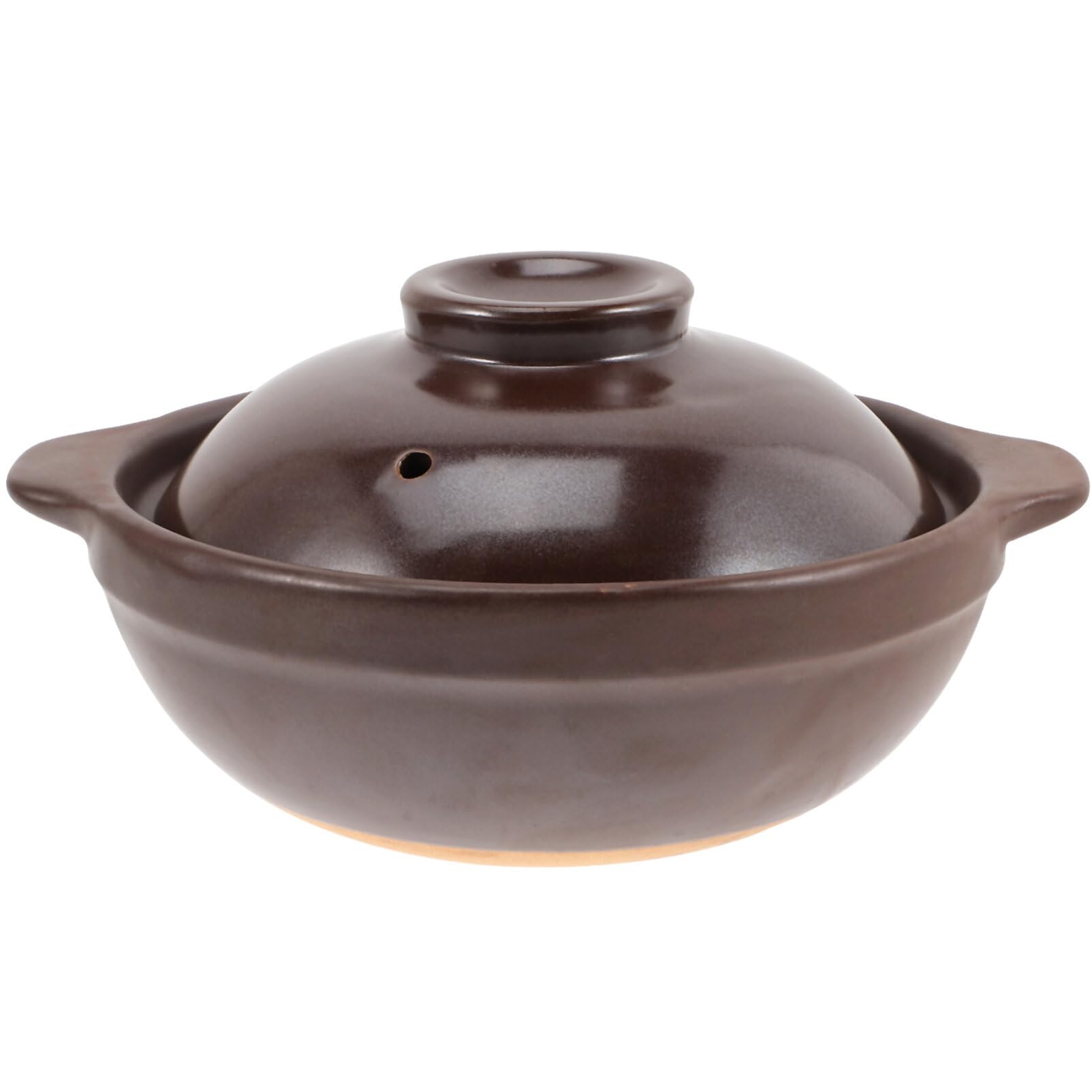 Cabilock Cerote Cookware Japanese Tools Stew Pots with Lid Ceramic Cooking Pot Ceramic Casserole Clay Pot Soup Cooking Clay Pot Kitchen Stockpot Stoneware Cooking Pot Home Stew Pot Stove