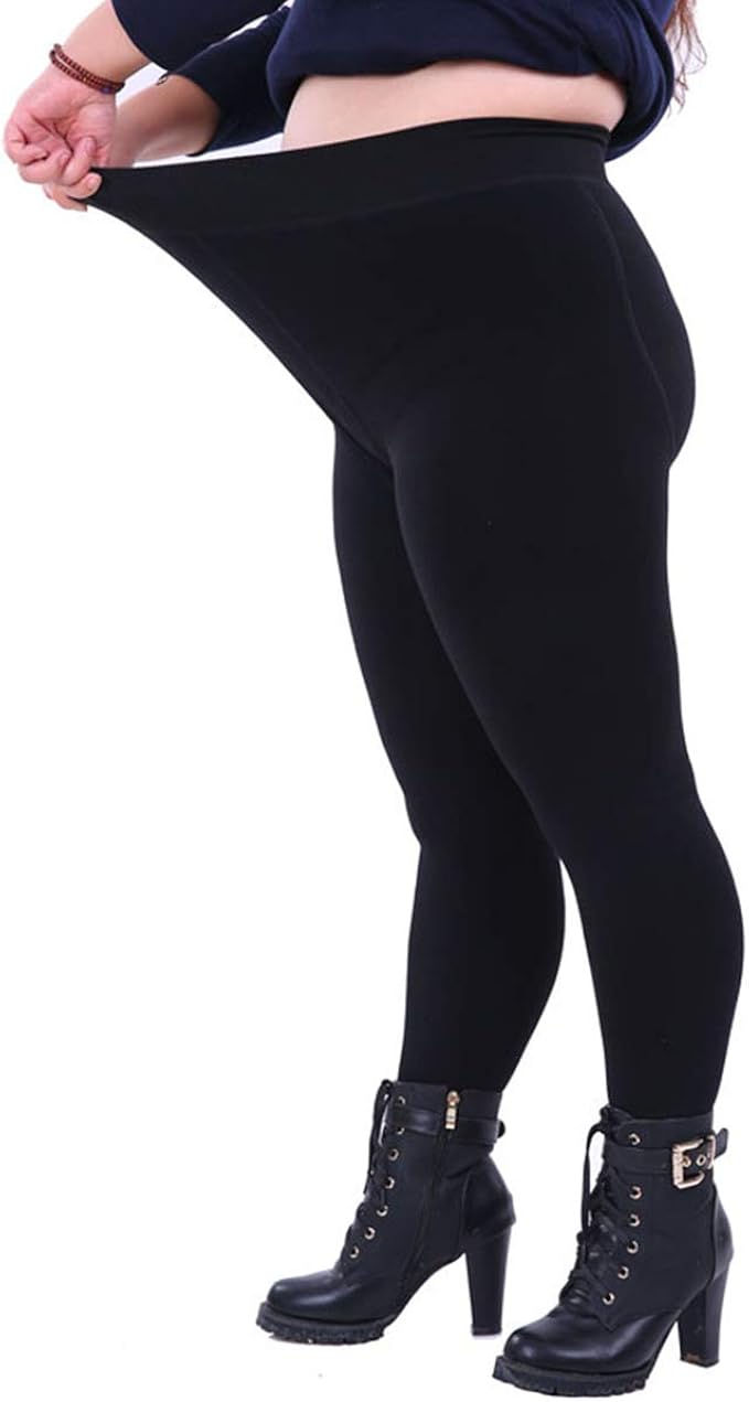 DD.UP Women's Plus Size Winter Warm Thick Pants Thermal Full Length