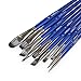Craftamo Paint Brush Set. 10 Professional Paint Brushes for Artists. Use as Watercolor Brushes, Acrylic Paint Brushes, Oil Paint Brushes and Face Paint Brushes.