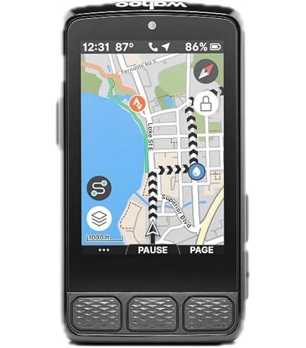Amazon.com : Wahoo ELEMNT Bolt V3 GPS Cycling/Bike Computer,Black
