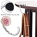 Purse Table Hangers for Table Bag Holder Foldable Handbag Hanger Hook Mixed Color,2 Rose Purse Hook