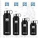 Stainless Steel Vacuum Insulated Water Bottle, Cold for 24 Hours Hot for 12 Hours, 21 OZ - 50 OZ Double Wall Thermos Flask, Travel Sports Leak Proof Drinking Bottle with Metal Strainer, BPA Free